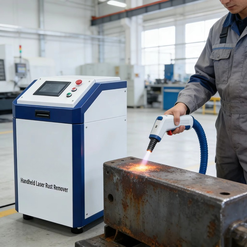 Industrial Laser Paint Removal - Portable Handheld Laser Cleaning Machine 2000W