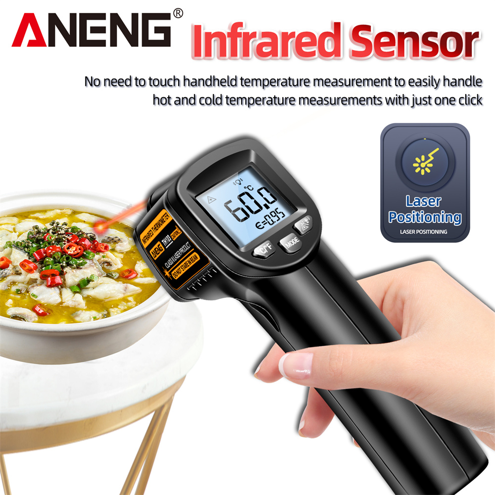 Industrial Laser Thermometer Gun - Infrared Laser Thermometer Industrial Temparature Gun