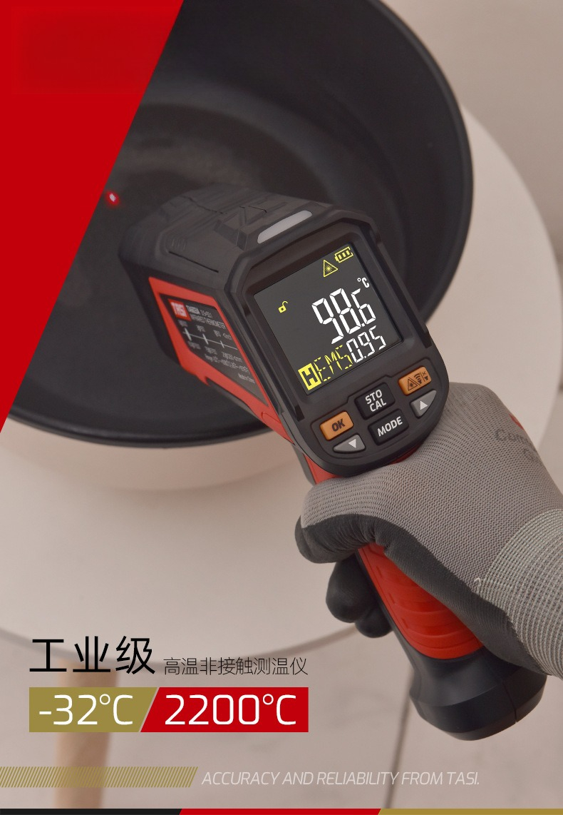 Industrial High‑Temperature In - огляд і ціна Industrial Laser Thermometer Gun