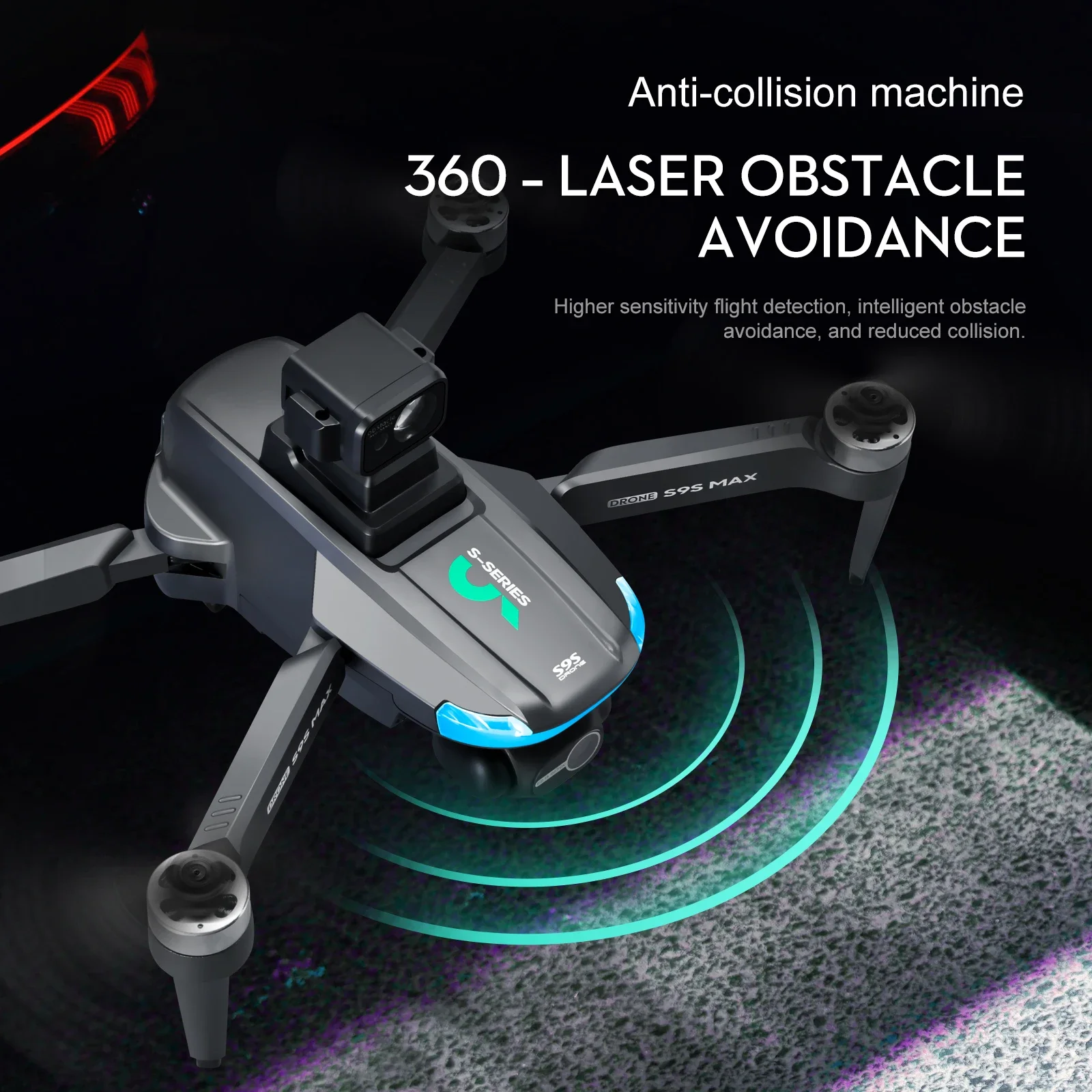 NEW S9S MAX MINI Drone 4K 2-Ax - огляд і ціна Industrial Handheld Laser