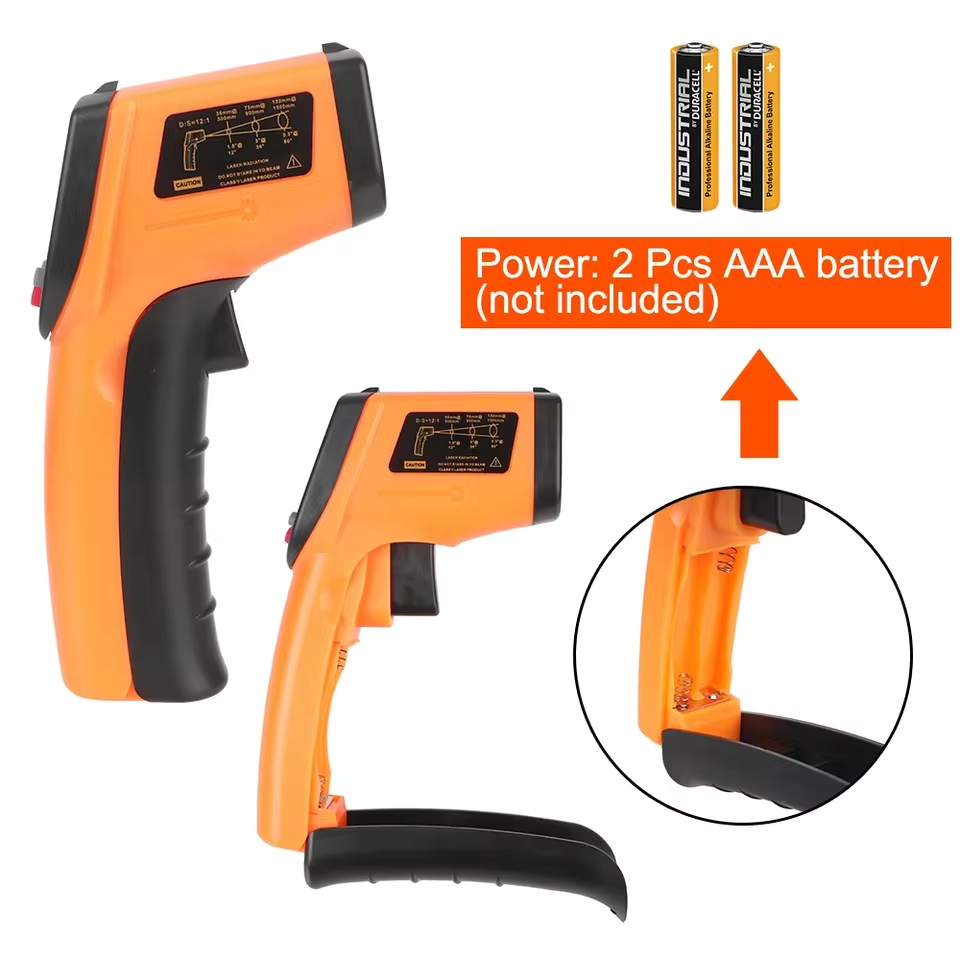 New T600 T600A Digital Infrare - огляд і ціна Industrial Laser Thermometer Gun