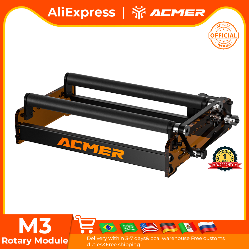 ACMER M3 Laser Rotary Roller 3 - огляд і ціна Laser Engraving Software