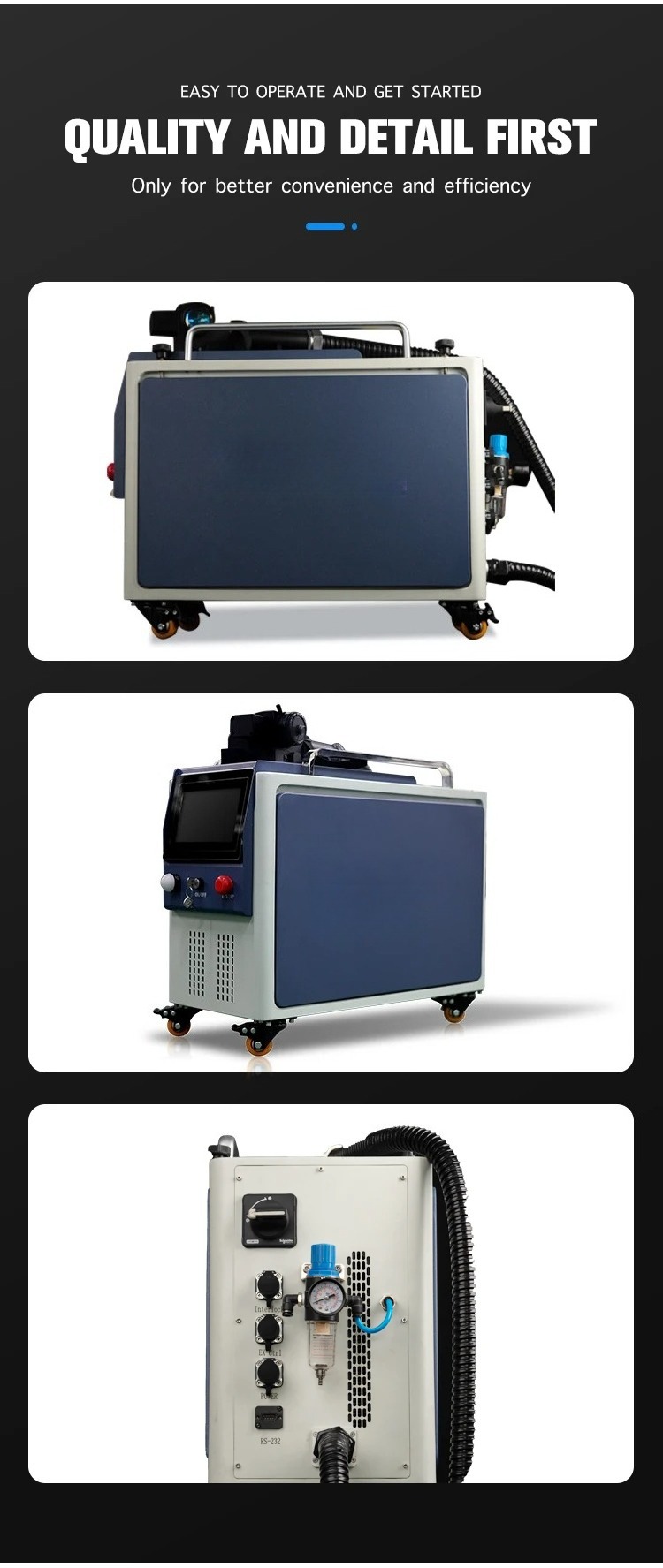 100W 200W 300w Pulse Laser Cle - огляд і ціна Industrial Laser Paint Removal