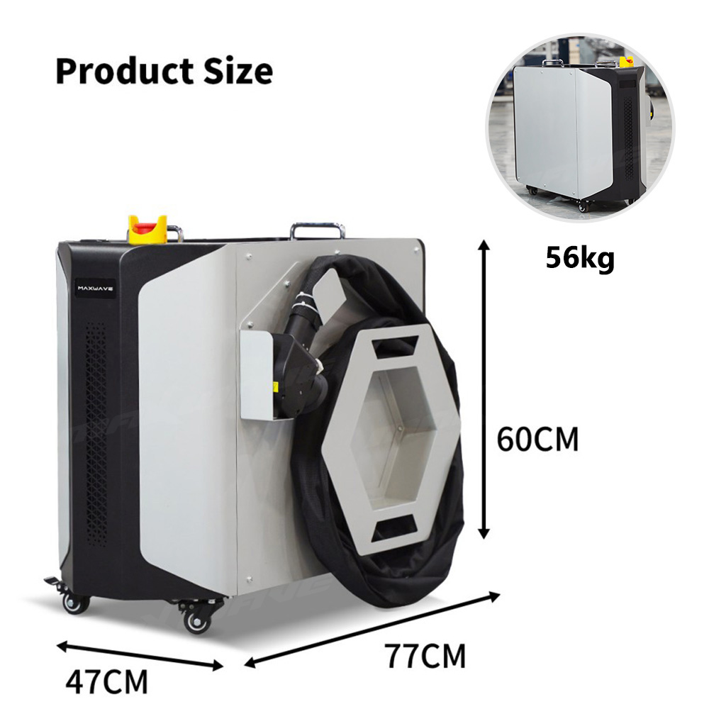 Maxwave 300W Laser Cleaner Por - огляд і ціна Industrial Laser Paint Removal
