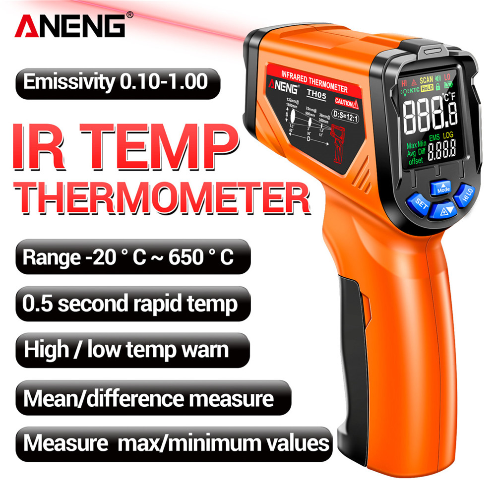 ANENG TH05 Infrared Thermomete - огляд і ціна Industrial Laser Thermometer Gun