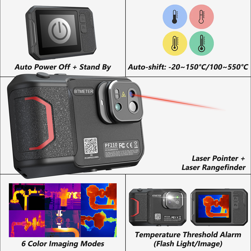 256x192 Thermal Camera Guide H - огляд і ціна Industrial Handheld Laser