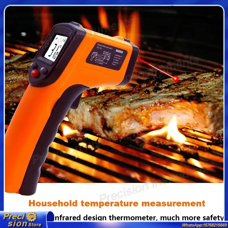 Infrared Thermometer Gun Non C - огляд і ціна Industrial Handheld Laser