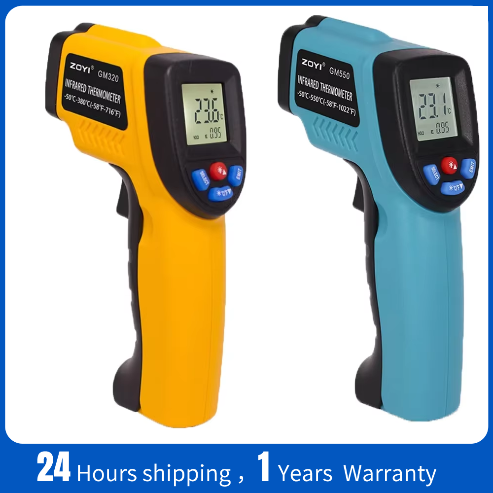 Portable Infrared Thermometer  - огляд і ціна Industrial Laser Thermometer Gun